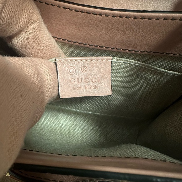 Gucci Emily Guccissima Pink Small Crossbody Bag Horse-bit embellishment - Picture 9 of 15